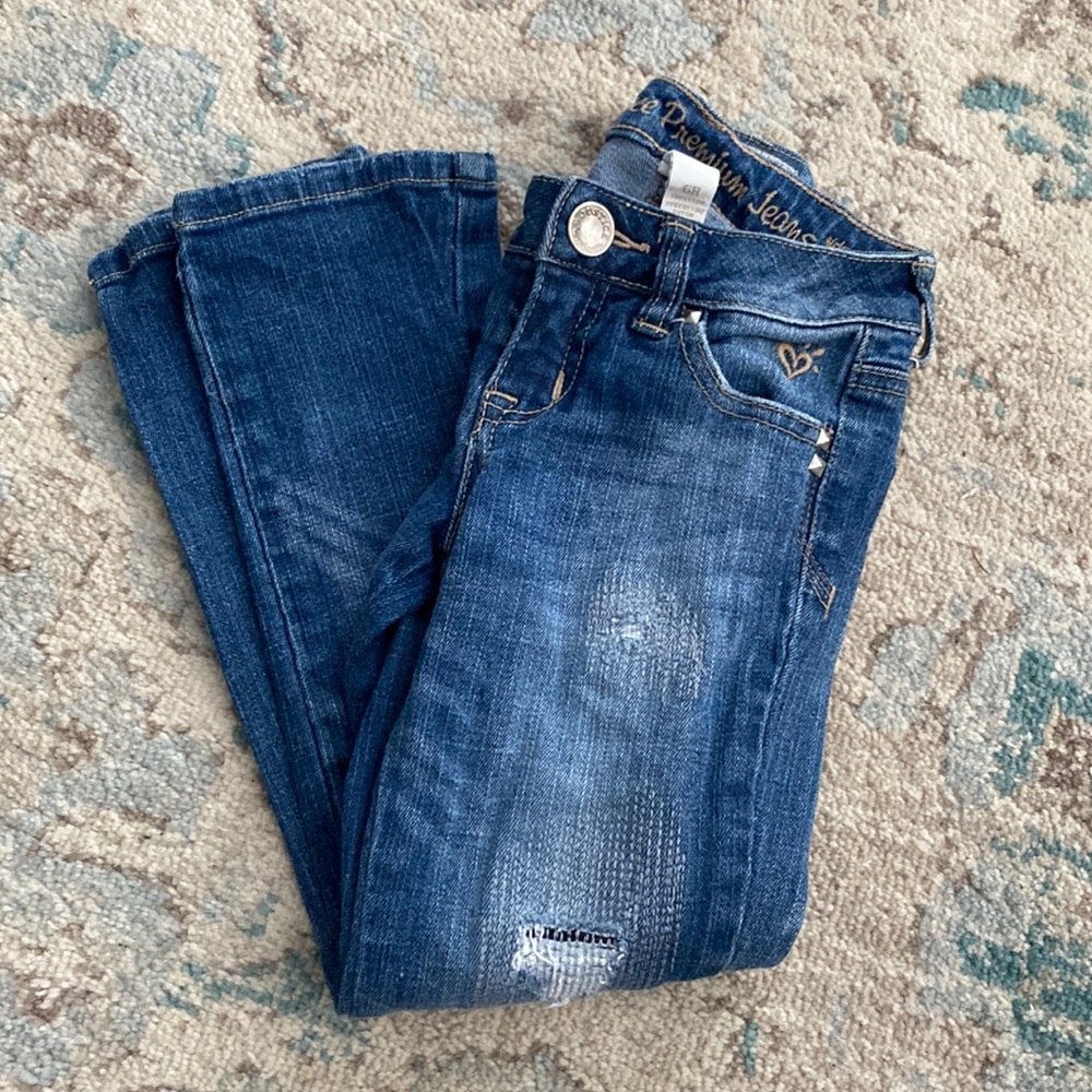 Justice girls 6R jeans